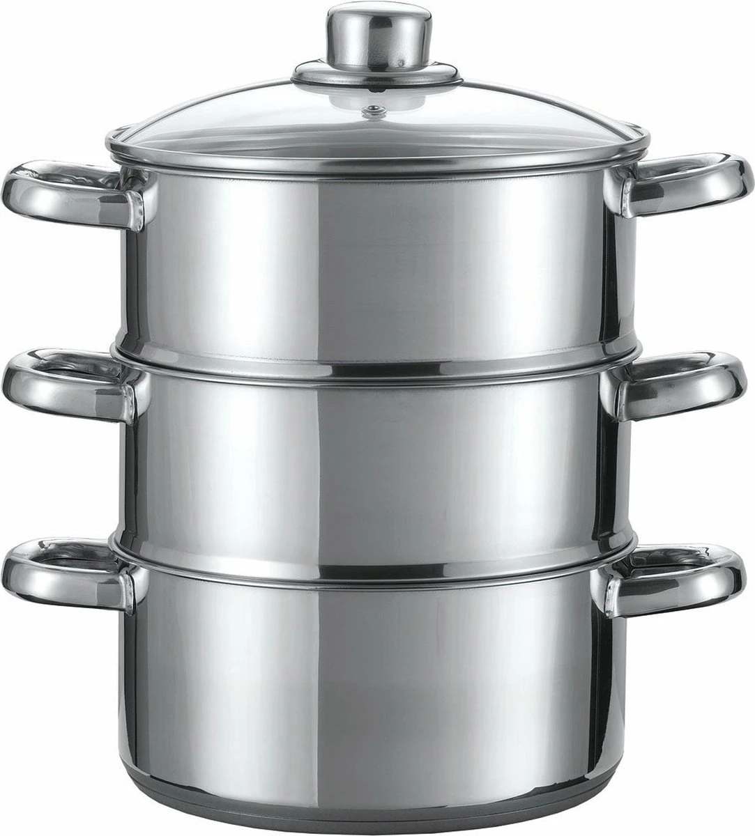 Merkloos Imperial Kitchen Stoompan - 20 Cm - 3 Delig - 21 X 26cm 5 Merkloos Imperial Kitchen Stoompan - 20 Cm - 3 Delig - 21 X 26cm - Afbeelding 5