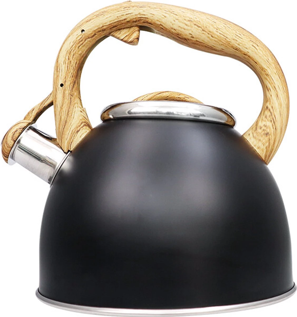 Schäfer Fluitketel Inductie 2,5L - Waterketel - Maple Wood 1 Schäfer Fluitketel Inductie 2,5L - Waterketel - Maple Wood