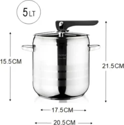 Zilan Easy - Snelkookpan - Pressure Cooker - Geschikt Voor Alle Warmtebronnen Ook Inductie - 4 Liter -Kookwereld Winkel 1189x1200 1