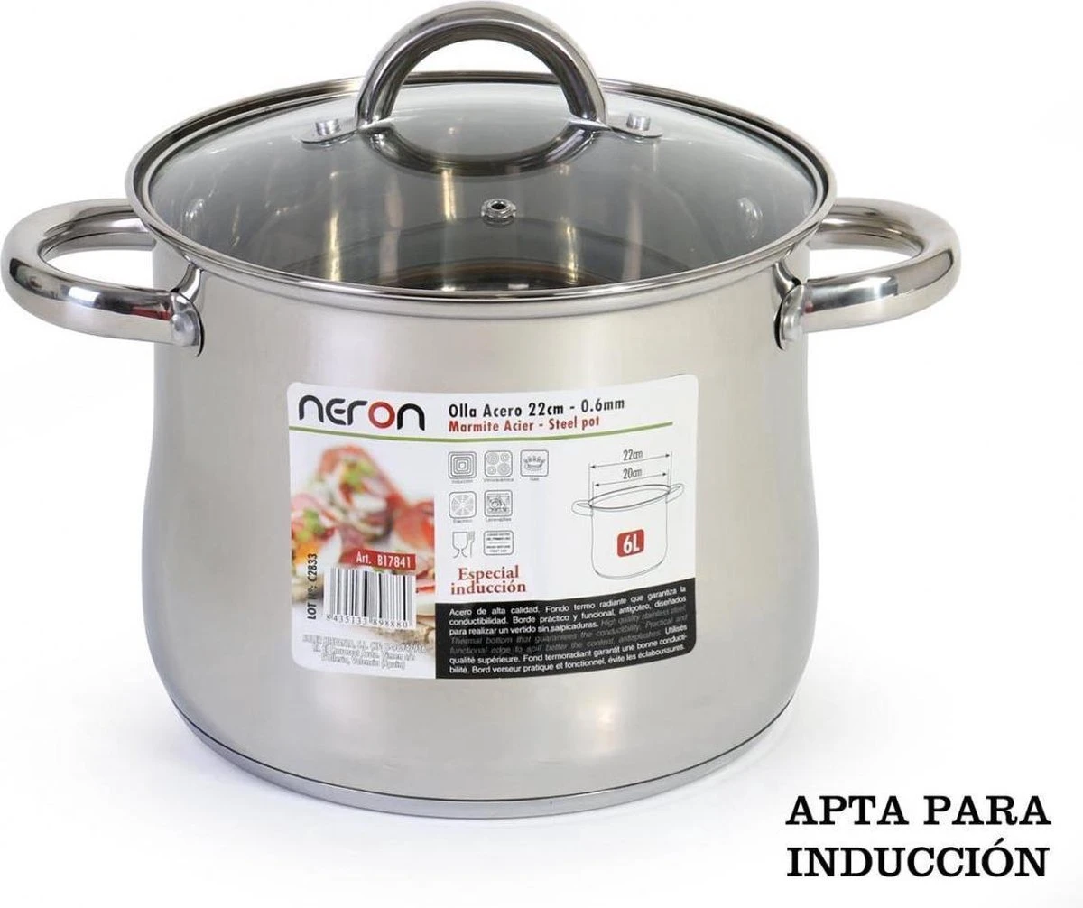 Neron Soeppan 6 Liter 22cm 1 Neron Soeppan 6 Liter 22cm
