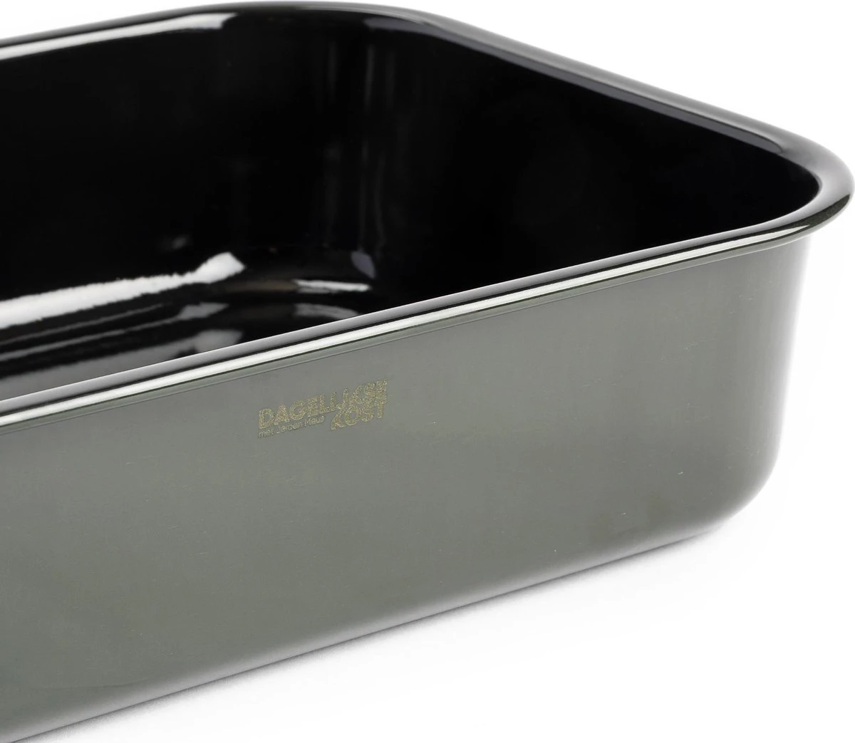 Dagelijkse Kost Door Jeroen Meus - Braadslede 39,5x28,6cm - Olijfgroen - Emaille - PFAS-vrij 3 Dagelijkse Kost Door Jeroen Meus - Braadslede 39,5x28,6cm - Olijfgroen - Emaille - PFAS-vrij - Afbeelding 3