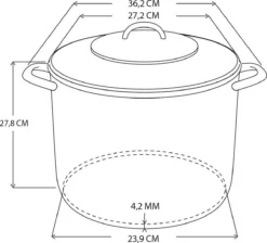 BK Soeppan - Ø 26 Cm - 11 L - Glazen Deksel -Kookwereld Winkel 1200x1089 4