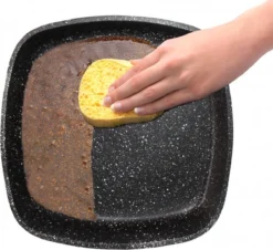 Herenthal Dubbele Grillpan - Ø 28 Cm - Koekenpan - Keramische Pan - Marmeren Coating Met Antiaanbaklaag - PFAS & PFOA Vrij - Pan - Grill - Vermindert Geur, Rook En Oliespatten - Zilver -Kookwereld Winkel 1200x1097 1