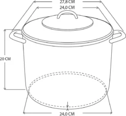 Excellent Houseware Soeppan - 9 L 8 Excellent Houseware Soeppan - 9 L -Kookwereld Winkel 1200x1101 2