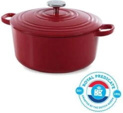 BK Bourgogne Braadpan Ø 24 Cm - Rood - Gietijzer - Inductie 17 BK Bourgogne Braadpan Ø 24 Cm - Rood - Gietijzer - Inductie -Kookwereld Winkel 1200x1106 1