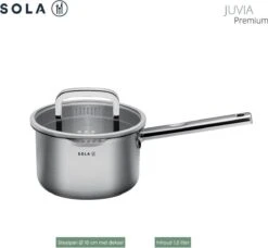 Sola Pannenset Juvia - 4 Delig - Ø 16,16,18,20 Cm - Zilver - RVS - Sandwichbodem 31 Sola Pannenset Juvia - 4 Delig - Ø 16,16,18,20 Cm - Zilver - RVS - Sandwichbodem -Kookwereld Winkel 1200x1110 1