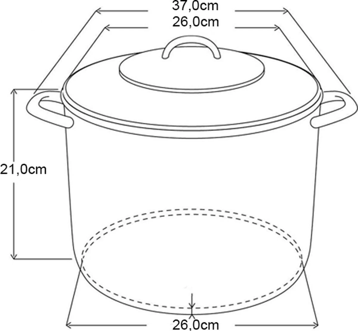 Michelino RVS Soeppan - 10 Liter - Vaatwasserbestendigd - Zilver 3 Michelino RVS Soeppan - 10 Liter - Vaatwasserbestendigd - Zilver - Afbeelding 3