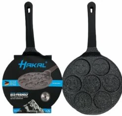 Emoji Pannenkoekenpan Pancake | 26cm | 7 Kop - Marmeren Anti Aanbaklaag Met Smiley -Kookwereld Winkel 1200x1144