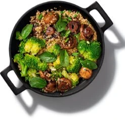 Spesely® Gietijzeren Pan Met Handvaten - Koekenpan - Hapjespan - Diameter 20cm - Gietijzeren Pan Bbq -Kookwereld Winkel 1200x1149