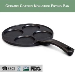 Pancake Pannenkoekenpan 4 Kop Marmeren Anti Aanbaklaag -Kookwereld Winkel 1200x1153 4