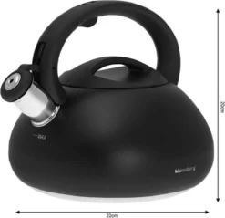 Fluitketel Waterkoker Mat Zwart 2.7 L ‘’Black Amethyst‘’ RVS – Inductie - Vatwasser 11 Fluitketel Waterkoker Mat Zwart 2.7 L ‘’Black Amethyst‘’ RVS – Inductie - Vatwasser -Kookwereld Winkel 1200x1161 2