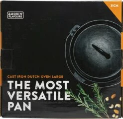 Merkloos Dutch Oven Medium Smokin' Flavours 10 Merkloos Dutch Oven Medium Smokin' Flavours -Kookwereld Winkel 1200x1166 4