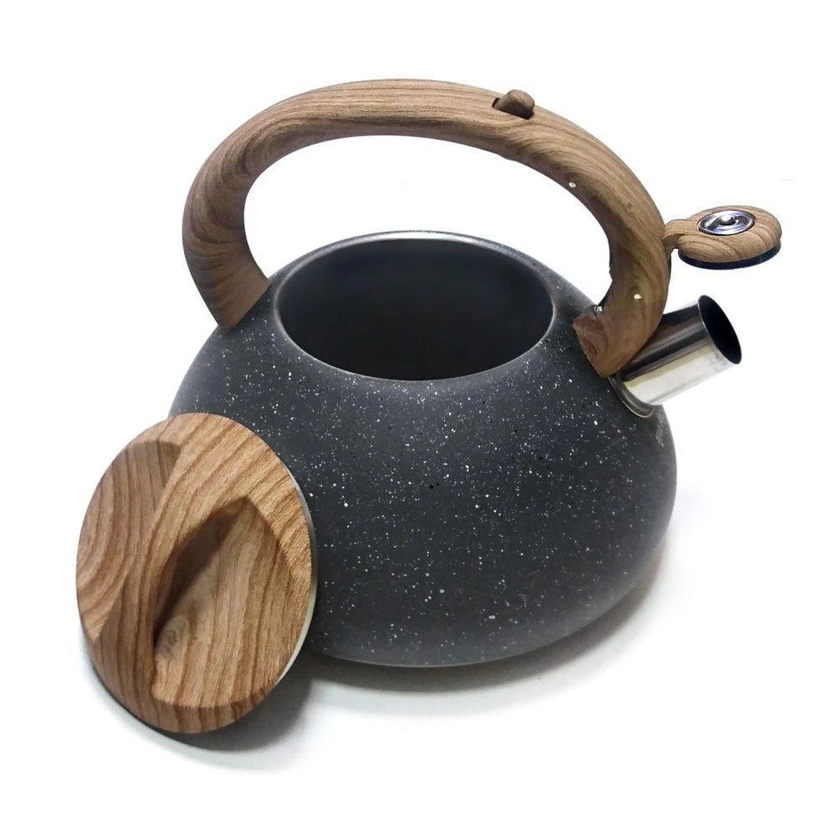 Klausberg KB-7250 Fluitketel - 2,7L - Rvs - Alle Warmtebronnen 3 Klausberg KB-7250 Fluitketel - 2,7L - Rvs - Alle Warmtebronnen - Afbeelding 3