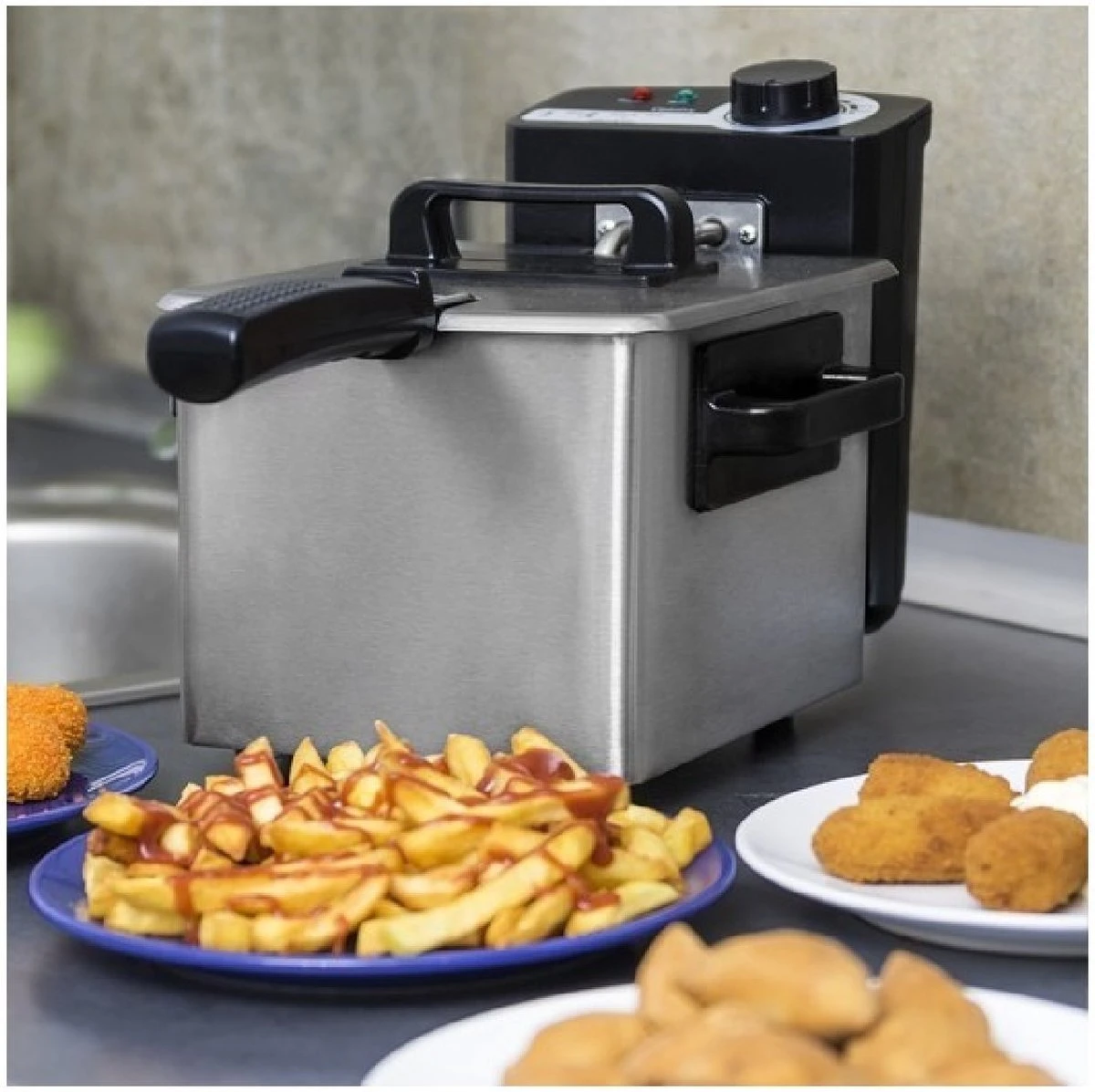 Frituurmachine Cecotec Cleanfry 1,5 L 1000W Roestvrij Staal 6 Frituurmachine Cecotec Cleanfry 1,5 L 1000W Roestvrij Staal - Afbeelding 6