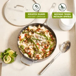 GreenPan Copenhagen Stoofpan Met Deksel En Extra Handvat 28cm/4.3L -Kookwereld Winkel 1200x1200 1008