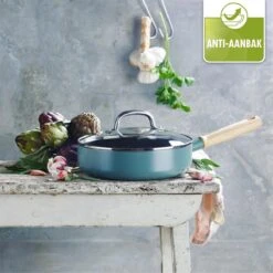 GreenPan Mayflower Hapjespan Met Deksel - Ø 24 Cm - Keramisch - Inductie -Kookwereld Winkel 1200x1200 1042