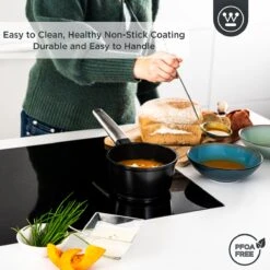 Westinghouse Performance Series - Steelpan Inductie 18cm - Zwart - Geschikt Voor Alle Warmtebronnen Inclusief Inductie En Ovenbestendig - Sauspan 10 Westinghouse Performance Series - Steelpan Inductie 18cm - Zwart - Geschikt Voor Alle Warmtebronnen Inclusief Inductie En Ovenbestendig - Sauspan -Kookwereld Winkel 1200x1200 1068