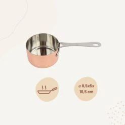 Orange85 Sauspan - Koper - 5x8,5cm - Staal 10 Orange85 Sauspan - Koper - 5x8,5cm - Staal -Kookwereld Winkel 1200x1200 1073