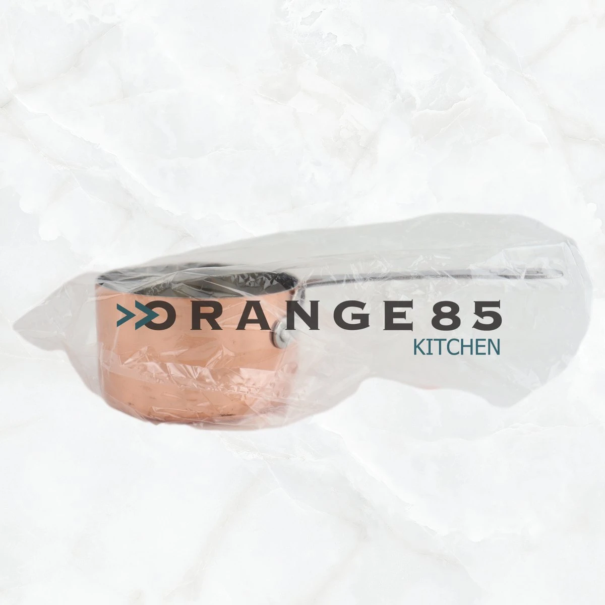 Orange85 Sauspan - Koper - 5x8,5cm - Staal 5 Orange85 Sauspan - Koper - 5x8,5cm - Staal - Afbeelding 5