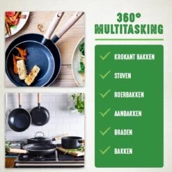 GreenChef Vintage Steelpan 16cm/1.6L - Zwart - Inductie - PFAS-vrij 13 GreenChef Vintage Steelpan 16cm/1.6L - Zwart - Inductie - PFAS-vrij -Kookwereld Winkel 1200x1200 1087