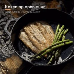 Ocina Gietijzeren Pan – ø30,5cm - Skillet - Koekenpan – Hapjespan – Koekenpan Inductie – Koekenpannenset - Gietijzeren Pan Bbq - Gietijzer -Kookwereld Winkel 1200x1200 139