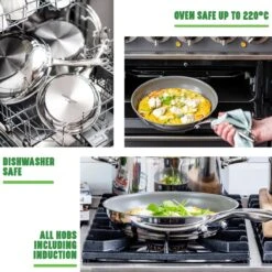 GreenChef Profile Plus Koekenpan 24cm - Zilverkleurig - Inductie - PFAS-vrij -Kookwereld Winkel 1200x1200 193