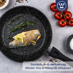 Westinghouse Koekenpan Inductie - Ø 28 Cm - Zwart Marmer 13 Westinghouse Koekenpan Inductie - Ø 28 Cm - Zwart Marmer -Kookwereld Winkel 1200x1200 198