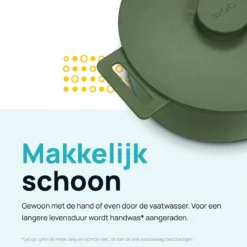 MOA Gietijzeren Braadpan - Inhoud 4,75 Liter - 26CM - Rond - Alle Warmtebronnen - Ook Voor Inductie - Gewicht 5,8 Kg - Olijfgroen - MC26OG 18 MOA Gietijzeren Braadpan - Inhoud 4,75 Liter - 26CM - Rond - Alle Warmtebronnen - Ook Voor Inductie - Gewicht 5,8 Kg - Olijfgroen - MC26OG -Kookwereld Winkel 1200x1200 429