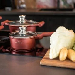 Herenthal Pannenset Inductie - Luxe 10-delige Koekenpan Inductie - Voor Alle Warmtebronnen - Pannen Met Glazen Deksels En Koudgrepen - Burgundy 14 Herenthal Pannenset Inductie - Luxe 10-delige Koekenpan Inductie - Voor Alle Warmtebronnen - Pannen Met Glazen Deksels En Koudgrepen - Burgundy -Kookwereld Winkel 1200x1200 43