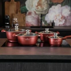 Herenthal Pannenset Inductie - Luxe 10-delige Koekenpan Inductie - Voor Alle Warmtebronnen - Pannen Met Glazen Deksels En Koudgrepen - Burgundy 15 Herenthal Pannenset Inductie - Luxe 10-delige Koekenpan Inductie - Voor Alle Warmtebronnen - Pannen Met Glazen Deksels En Koudgrepen - Burgundy -Kookwereld Winkel 1200x1200 44