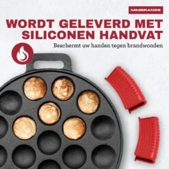 MM Brands Poffertjespan - Poffertjesmaker - Inductie / Oven / BBQ - Inclusief Handvat, Borstel En Vorken 13 MM Brands Poffertjespan - Poffertjesmaker - Inductie / Oven / BBQ - Inclusief Handvat, Borstel En Vorken -Kookwereld Winkel 1200x1200 491