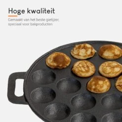 Ocina Poffertjespan– 19 Poffertjes – Poffertjesmaker – Poffertjespan Inductie – Poffertjespan Electrisch – Gietijzeren Pan – Inclusief Warmtebestendige Handvaten– Gratis Receptenboek 12 Ocina Poffertjespan– 19 Poffertjes – Poffertjesmaker – Poffertjespan Inductie – Poffertjespan Electrisch – Gietijzeren Pan – Inclusief Warmtebestendige Handvaten– Gratis Receptenboek -Kookwereld Winkel 1200x1200 495