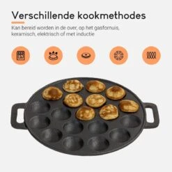 Ocina Poffertjespan– 19 Poffertjes – Poffertjesmaker – Poffertjespan Inductie – Poffertjespan Electrisch – Gietijzeren Pan – Inclusief Warmtebestendige Handvaten– Gratis Receptenboek 13 Ocina Poffertjespan– 19 Poffertjes – Poffertjesmaker – Poffertjespan Inductie – Poffertjespan Electrisch – Gietijzeren Pan – Inclusief Warmtebestendige Handvaten– Gratis Receptenboek -Kookwereld Winkel 1200x1200 496