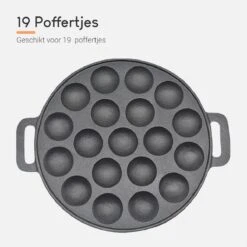 Ocina Poffertjespan– 19 Poffertjes – Poffertjesmaker – Poffertjespan Inductie – Poffertjespan Electrisch – Gietijzeren Pan – Inclusief Warmtebestendige Handvaten– Gratis Receptenboek 14 Ocina Poffertjespan– 19 Poffertjes – Poffertjesmaker – Poffertjespan Inductie – Poffertjespan Electrisch – Gietijzeren Pan – Inclusief Warmtebestendige Handvaten– Gratis Receptenboek -Kookwereld Winkel 1200x1200 497