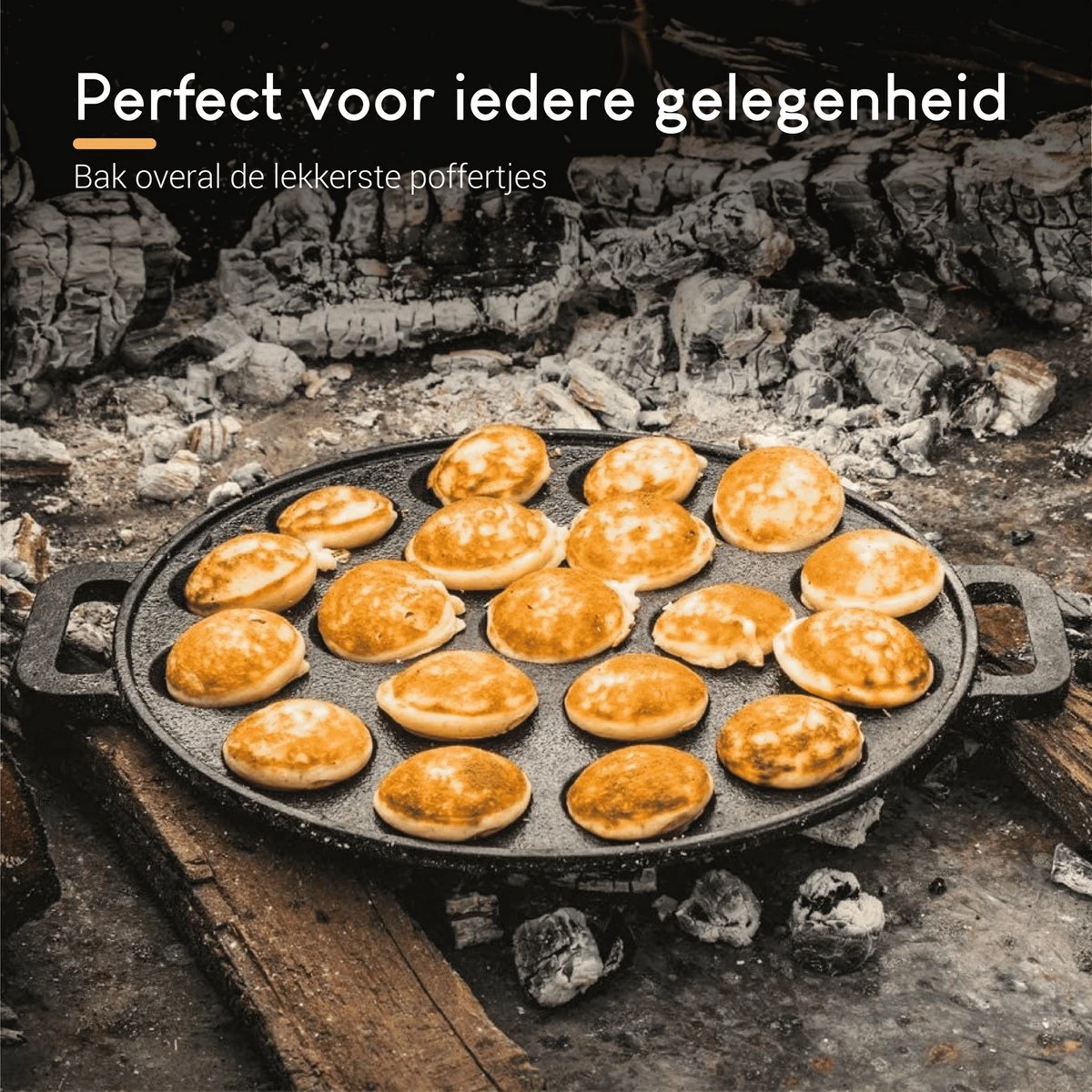 Ocina Poffertjespan– 19 Poffertjes – Poffertjesmaker – Poffertjespan Inductie – Poffertjespan Electrisch – Gietijzeren Pan – Inclusief Warmtebestendige Handvaten– Gratis Receptenboek 7 Ocina Poffertjespan– 19 Poffertjes – Poffertjesmaker – Poffertjespan Inductie – Poffertjespan Electrisch – Gietijzeren Pan – Inclusief Warmtebestendige Handvaten– Gratis Receptenboek - Afbeelding 7