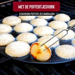 Rednas Poffertjespan Pakket - Incl. Luxe Giftbox - Incl.Bakkwast/Vork/Doseerfles - RVS/Gietijzer 13 Rednas Poffertjespan Pakket - Incl. Luxe Giftbox - Incl.Bakkwast/Vork/Doseerfles - RVS/Gietijzer -Kookwereld Winkel 1200x1200 510