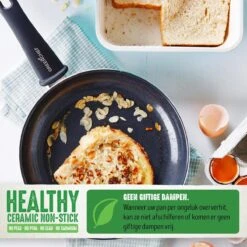 GreenChef Soft Grip Pannenset - 10-Delig - Keramisch - Inductie 11 GreenChef Soft Grip Pannenset - 10-Delig - Keramisch - Inductie -Kookwereld Winkel 1200x1200 533