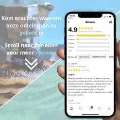 Culistar Pannenkoekenpan Inductie - Pancake Pan - Omeletpan - Omeletmaker - Eierpan - Inclusief Receptenboekje -Kookwereld Winkel 1200x1200 563