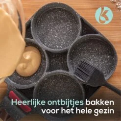 Culistar Pannenkoekenpan Inductie - Pancake Pan - Omeletpan - Omeletmaker - Eierpan - Inclusief Receptenboekje -Kookwereld Winkel 1200x1200 565