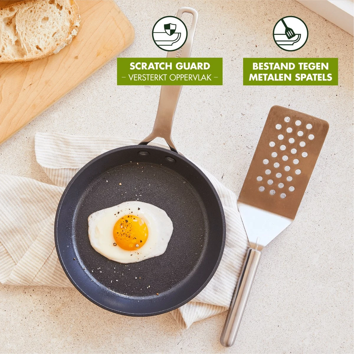 GreenPan Copenhagen Pannekoekenpan 28cm 11 GreenPan Copenhagen Pannekoekenpan 28cm - Afbeelding 11