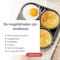 Anti-aanbak Pancake Pan | American Pancake Pan | Omelet Pan | Geschikt Voor Inductie & Alle Warmtebronnen | Eierpan | Omeletmaker | Pancake Maker | Mini Pannenkoekenpan 9 Anti-aanbak Pancake Pan | American Pancake Pan | Omelet Pan | Geschikt Voor Inductie & Alle Warmtebronnen | Eierpan | Omeletmaker | Pancake Maker | Mini Pannenkoekenpan -Kookwereld Winkel 1200x1200 606
