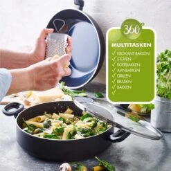 Greenpan Torino Keramische Hapjespan - 28 Cm - Met Glazen Deksel 22 Greenpan Torino Keramische Hapjespan - 28 Cm - Met Glazen Deksel -Kookwereld Winkel 1200x1200 627