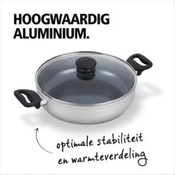 BRABANTIA INDU+ Hapjespan - Keramische Antiaanbaklaag - Met Deksel - Ø 28 Cm - Inductie - Pfas Vrij 11 BRABANTIA INDU+ Hapjespan - Keramische Antiaanbaklaag - Met Deksel - Ø 28 Cm - Inductie - Pfas Vrij -Kookwereld Winkel 1200x1200 673