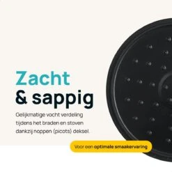 MOA Gietijzeren Braadpan - Inhoud 4,75 Liter - 26CM - Rond - Alle Warmtebronnen - Ook Voor Inductie - Gewicht 5,8 Kg - Bordeaux Rood - MC26BR 14 MOA Gietijzeren Braadpan - Inhoud 4,75 Liter - 26CM - Rond - Alle Warmtebronnen - Ook Voor Inductie - Gewicht 5,8 Kg - Bordeaux Rood - MC26BR -Kookwereld Winkel 1200x1200 815