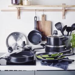 GreenPan Memphis Pannenset - 20-delig - Zwart - Inductie - PFAS-vrij 12 GreenPan Memphis Pannenset - 20-delig - Zwart - Inductie - PFAS-vrij -Kookwereld Winkel 1200x1200 89