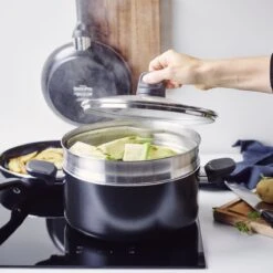 GreenPan Memphis Pannenset - 20-delig - Zwart - Inductie - PFAS-vrij 13 GreenPan Memphis Pannenset - 20-delig - Zwart - Inductie - PFAS-vrij -Kookwereld Winkel 1200x1200 90