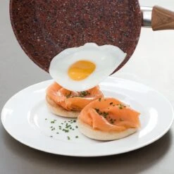 Livington Copper & Stone Pan - 24cm Koekenpan- Anti-aanbaklaag En Krasbestendig - Graniet Look - Binnenste Steenlaag Voor Perfecte Warmteverdeling - Geschikt Voor Ceran, Gas, Elektrisch, Inductie -Kookwereld Winkel 1200x1200 911