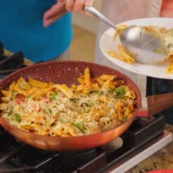 Livington Copper & Stone Pan - 24cm Koekenpan- Anti-aanbaklaag En Krasbestendig - Graniet Look - Binnenste Steenlaag Voor Perfecte Warmteverdeling - Geschikt Voor Ceran, Gas, Elektrisch, Inductie -Kookwereld Winkel 1200x1200 914