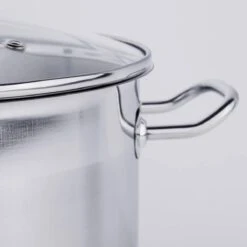 Haushalt Soeppan Met Glazen Deksel - 10 Liter- RVS -Kookwereld Winkel 1200x1200 948