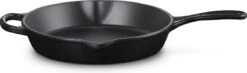 Le Creuset Hoge Ronde Skillet Mat Zwart 26cm -Kookwereld Winkel 1200x353